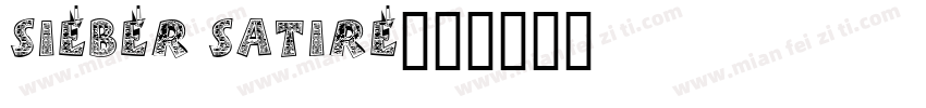 Sieber Satire字体转换